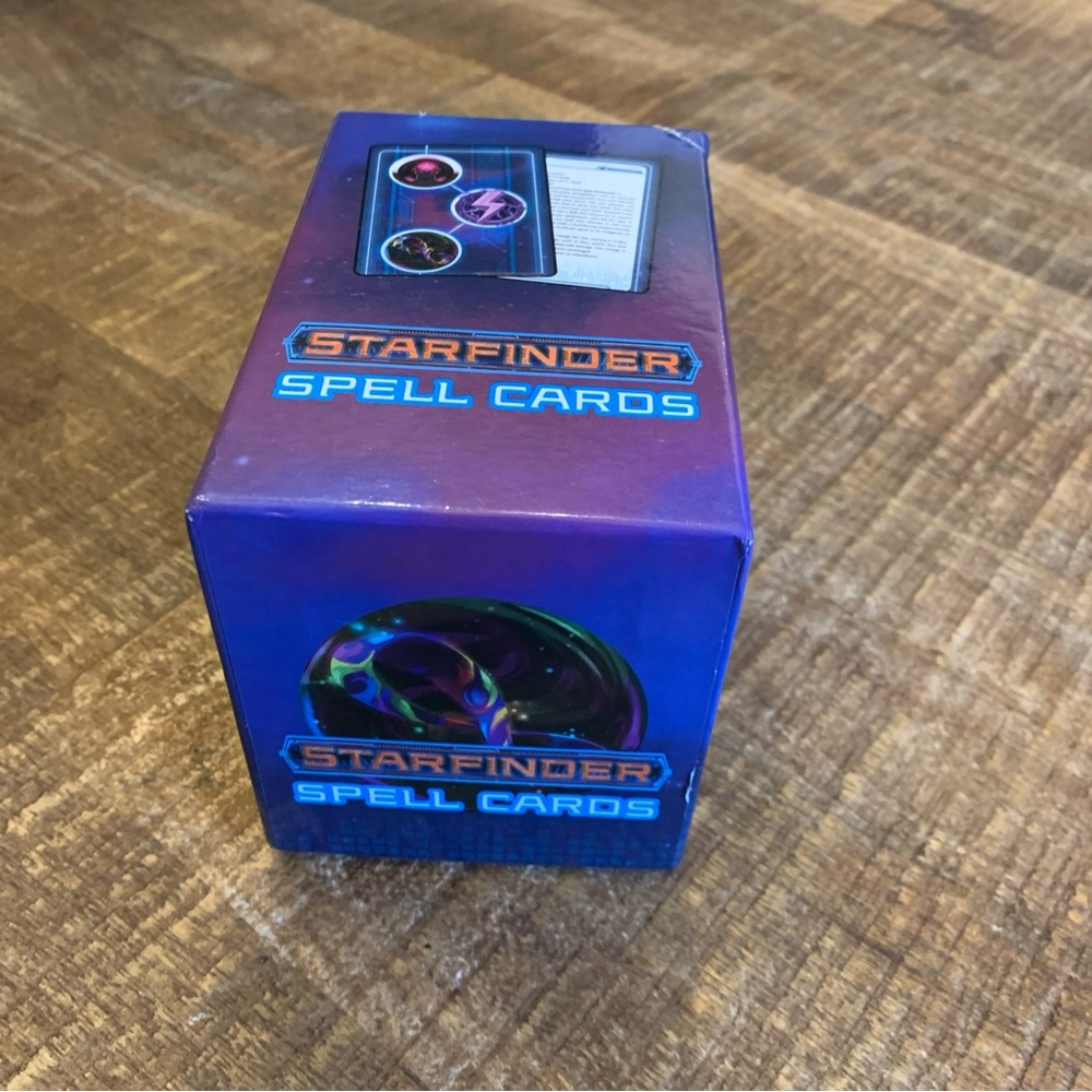 starfinder spell cards